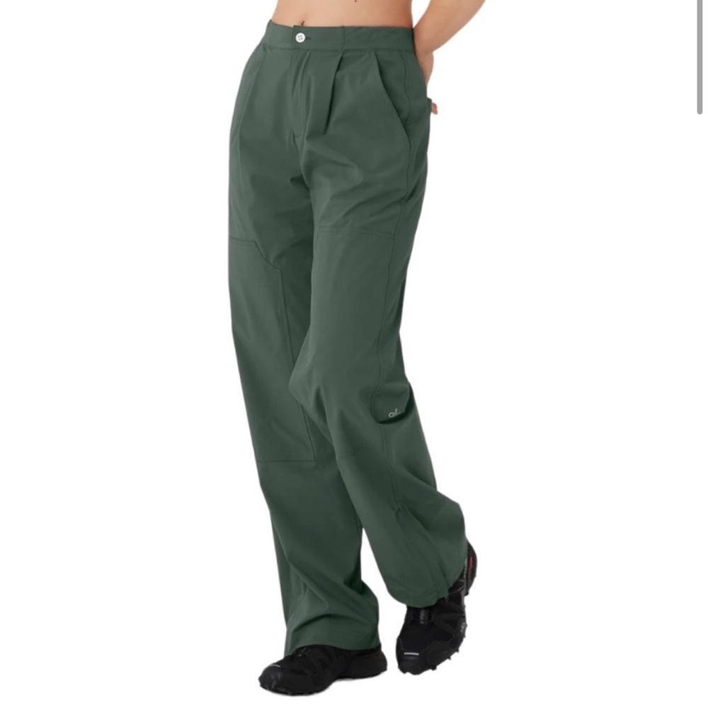 ALO Yoga Flip It Trousers Dark Green Pants
